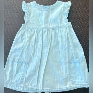 Baby Girl Dress Soft Jean Fabric